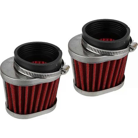 kigbf-2Pcs 54mm Durable Carburetor Oval Pod Air Cleaners Filters Fit for Honda CB650 CB750 CB900 CB1000 CB1100 CBX (1/4)