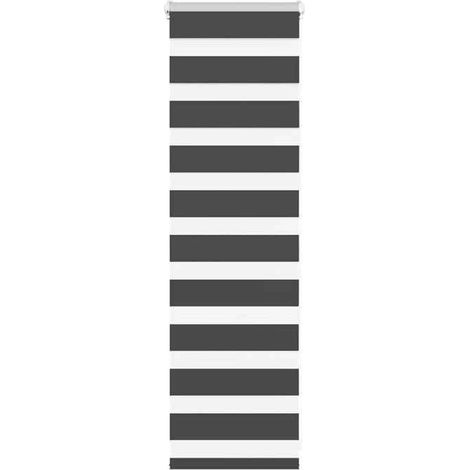 4014199 Store zèbre noir 50x100 cm largeur du tissu 45,9 cm polyester (1/5)
