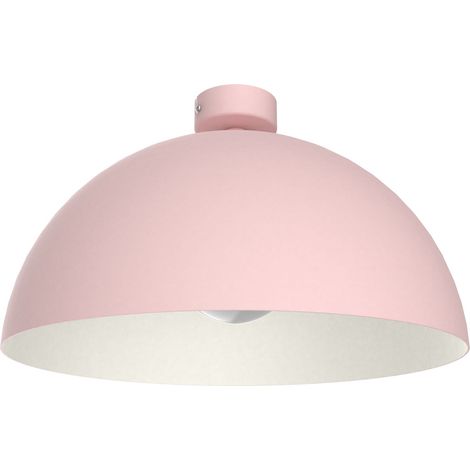 LUMICOM  CASSIS Plafoniera, 1XE27, max 42W, metallo, rosa/bianco, D40cm