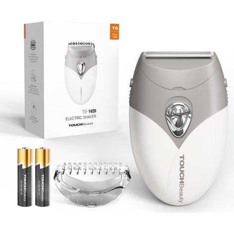 Rasoir électrique 2025 pour femme, rasoir sans fil pour une peau soyeuse et lisse, humide/sèche, idéal pour les voyages, gris (1/5)