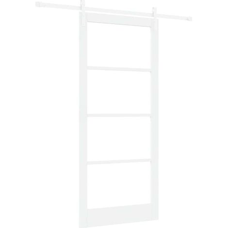 Maison Exclusive - Schiebetür ORKDAL Weiß 93 x 211 cm Massivholz