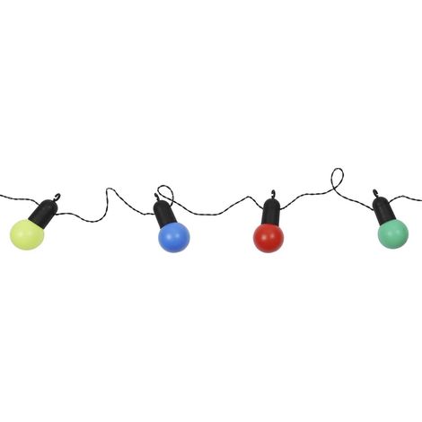 Lampadina GHIRLANDA SOLARE 20 LED colorata resistente (1/5)