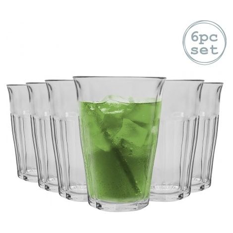 Vaso alto Duralex PICARDIE de 360 ml - juego de 6 (1/4)