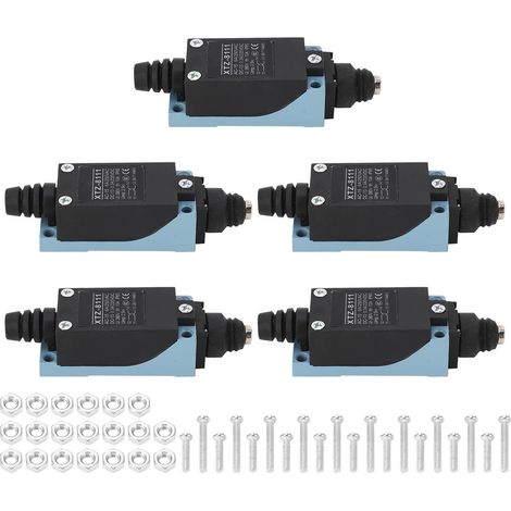 5Pcs Plunger Type Momentary Limit Switch for CNC Milling Machine 3D Printer Plasma Cutting Machine 250V 220V