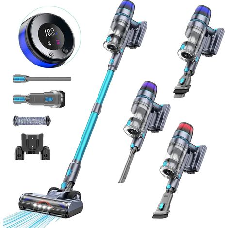 Aspirateur sans fil, puissance d'aspiration de 600W, affichage LED intelligent (1/5)