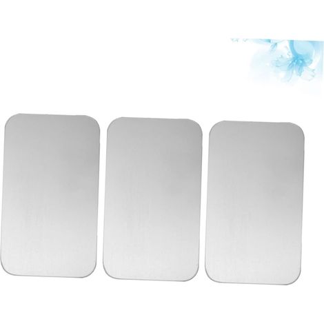 Kühlmatte aus Edelstahl (12 x 8 cm) – 3er-Set Kühlmatten für Haustiere (geeignet für Kaninchen, Hamster und Meerschweinchen) – Ideal für den Sommer