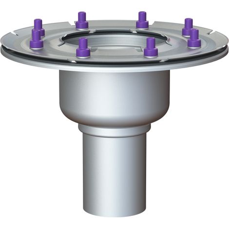 KESSEL-Cuerpo base Ferrofix Pressfl. - Sys 125, DN 70, Salida vertical, 54210