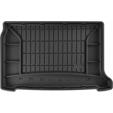Kofferraummatte aus Gummi, Einlage aus Teppich, Citroen DS3 Schrägheck 2009-2015 TM (1/5)