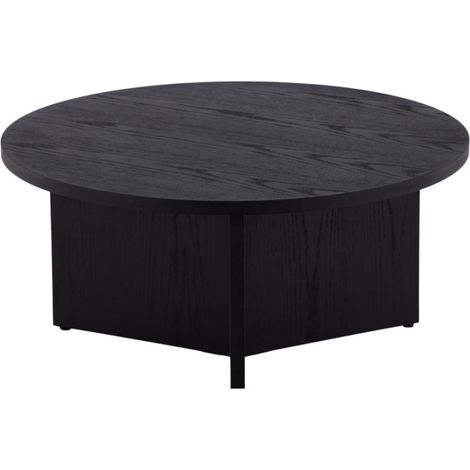 Table Basse Ronde "Salto" 65cm Noir (1/5)