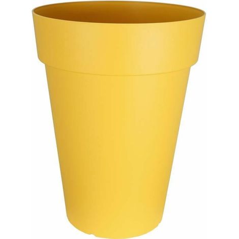 RIVIERA SOLEILLA Blumenkasten - Kunststoff - Höhe 53 cm - Gelb
