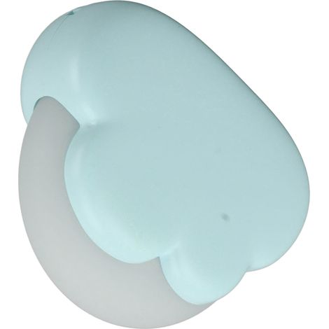 Veilleuse mignonne pour enfants, 2 couleurs réglables, rechargeable par USB, mini lampe de chevet pour bébé, décoration de table pour chambre d'enfant, dortoir, bleue (1/5)