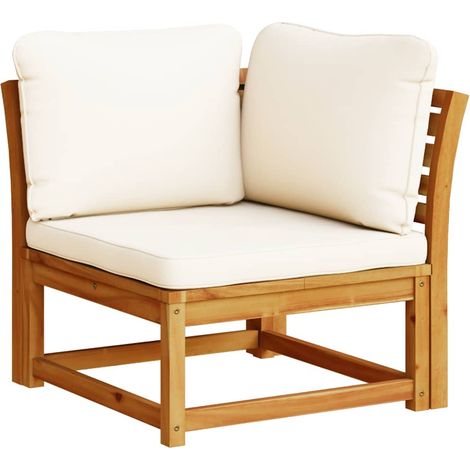 Maison Exclusive - Garten-Ecksofa mit Kissen 73x73x65 cm Massivho (1/5)