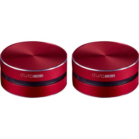 Kabelloser Bluetooth-Lautsprecher mit Knochenleitung, Mini, tragbar, lauter Stereoklang, integriertes Mikrofon, Bo-2-Red