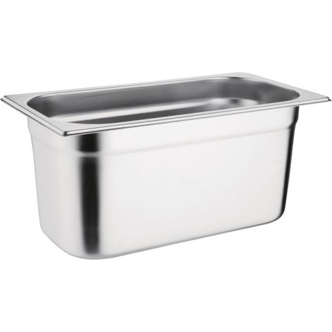 Ensemble inox 3 GN 1/3 avec couvercles - VOGUE (1/5)