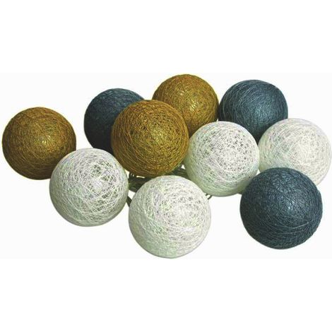 SS48 GARLAND BAUMWOLLBÄLLCHEN 10 STÜCK Farben