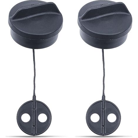 2 Pièces Bouchon Reservoir Debroussailleuse pour STIHL FS38 FS45 FS55 FS80 FS81 FS108 FS350 FS450 FS400 FS120 Bouchon d'Essence Ø intérieur 35.5mm 4126 350 0500, 4128 350 0503 (1/5)