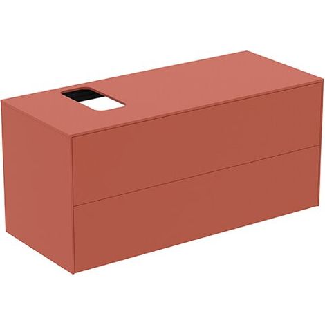 IDEAL STANDARD T3943Y3 Armoire sous-lavabo Conca, 2 tiroirs (1/2)