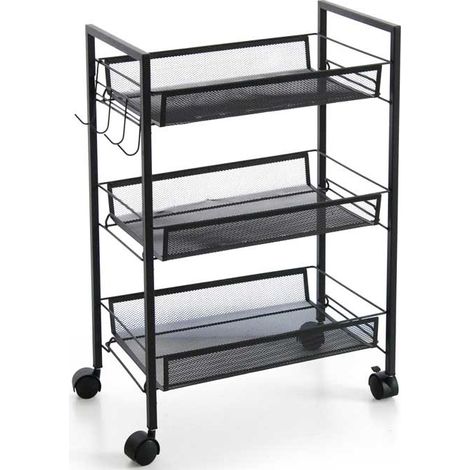 Carrello industrial ruote per cucina cm 45 x 27 x 63 h (1/2)