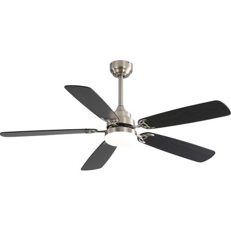 Ventilateur de plafond 132cm avec éclairage LED, 3 températures couleur, intensité réglable, fonction mémoire