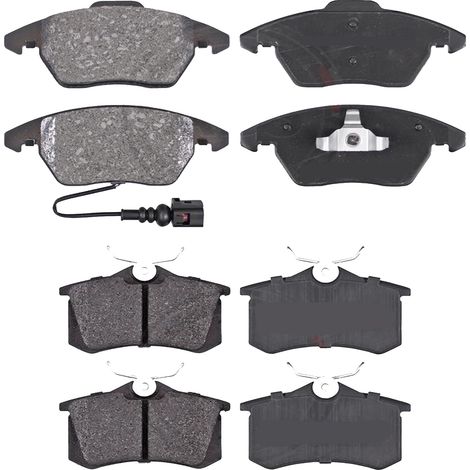 KIT PASTIGLIE FRENO ANTERIORI E POSTERIORI compatibile con VW PASSAT B7 VARIANT (365) / PASTIGLIE FRENANTI AUTO OEM P 85 146,P 85 108 P 85 109 / SOSTITUZIONE DIRETTA / BASSA POLVERE / SILENZIOSO