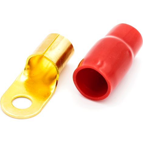 Cosse annulaire 50 mm² / d=8,4 mm rouge (1/3)