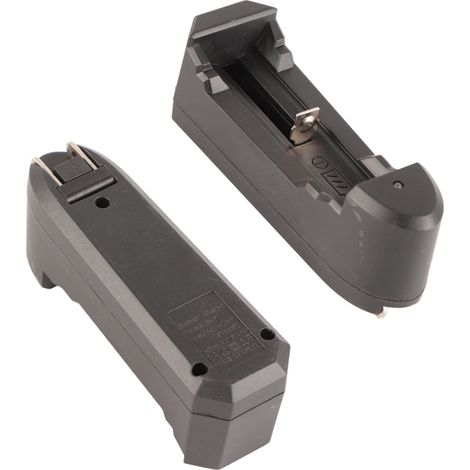 Chargeur universel pour batteries rechargeables Li-ion 3,6 V/3,7 V 18650/14500 (prise américaine) (1/5)