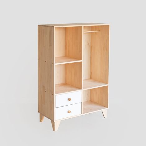 Armadio in legno per bambini squadrato SKLUM            