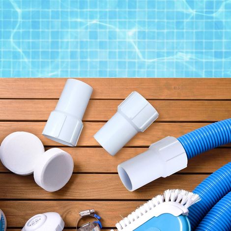 10 raccords d’aspiration filetés 38 mm – Adaptateurs de nettoyage pour tuyau – Connexion étanche universelle