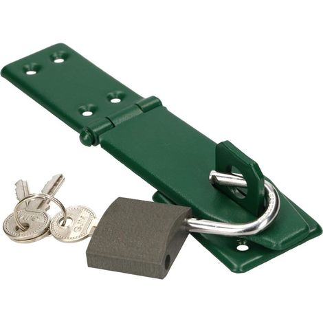 KOTARBAU Cache-porte Vert 165 mm avec cadenas à combinaison (1/5)