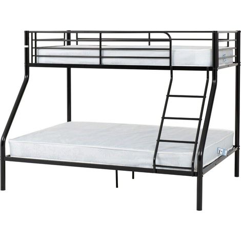 Tandi Triple Sleeper Bunk Bed - L147 x W200 x H154 cm - Black (1/5)