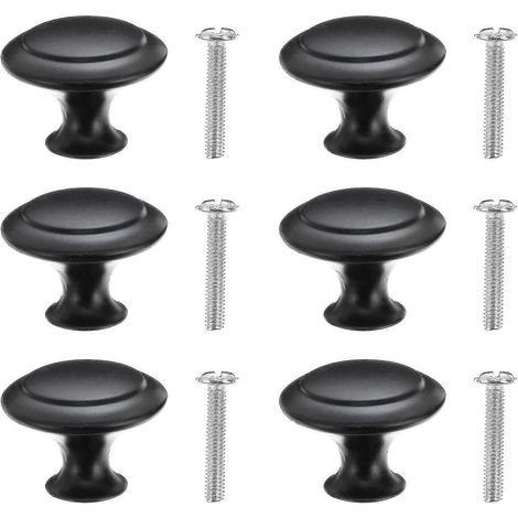 Lot de 30 boutons ronds avec vis de fixation pour tiroirs, placards et portes. (1/5)