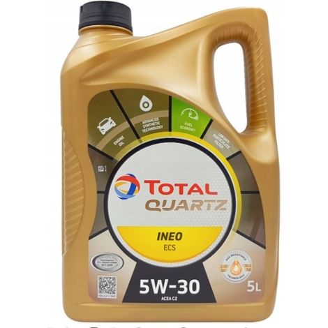 TOTAL QUARTZ INEO ECS 5W30 5L Olio Lubrificante Motore Sintetico ACEA C2 (1/5)