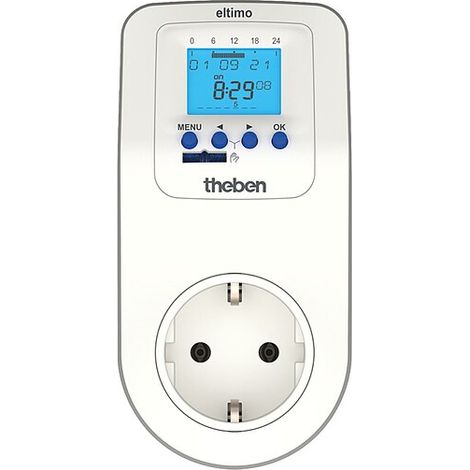 Theben 0200130 Zeitschaltuhr digital  Wochenprogramm  2600 W  Displaybeleuchtung, Timer-Funktion, Pr