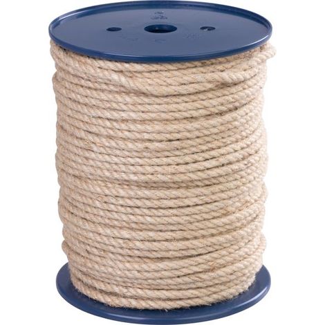 Seil Strend Pro Premium, Jute, natürlich, 6 mm, Schnur, gedreht, L-100 m