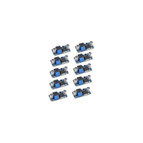 Confezione da 10 convertitori DC-DC Buck LM2596S da 3,2–46 V a 1,25–35 V per Arduino - Crezuo