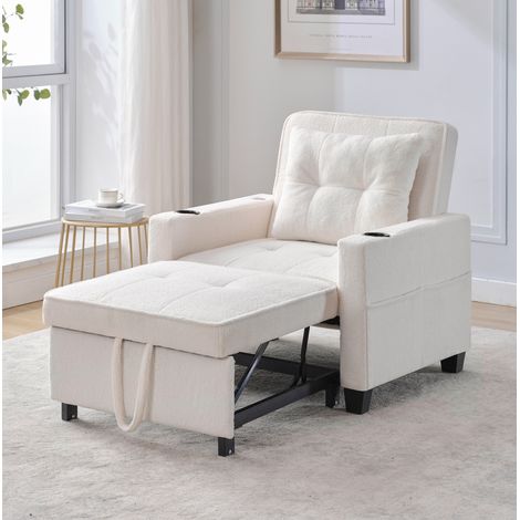 sofá cama 3 en 1 reclinable con USB y bolsillo OKMYHOME (1/5)
