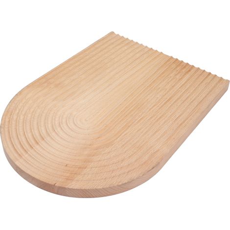 Plateau de service en bois pour pain, forme ovale, support de cuisine, emballage sécurisé (film bulles + boîte carton) (1/5)