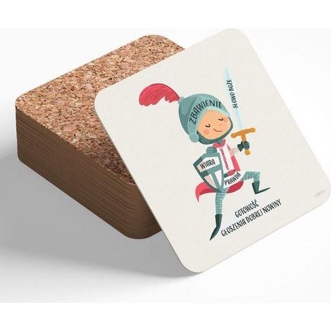 Posavasos de corcho - Armadura de Dios