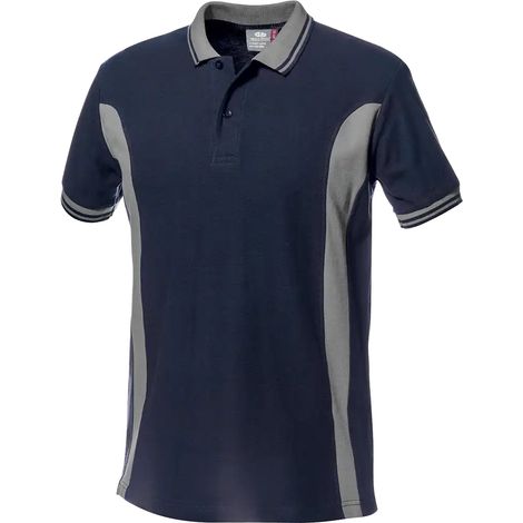 SIR SAFETY SYSTEM LUNA Polo de travail en coton doux bleu gris Taille M