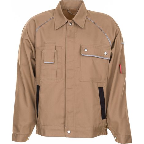 Planam Bundjacke Canvas 320 Gr. 102 khaki/schwarz (1/5)
