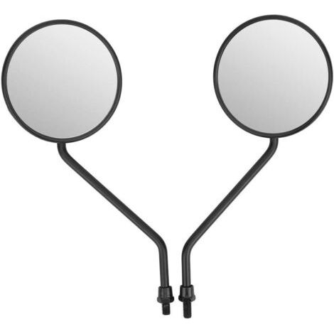 royaluxe-Rétroviseur de moto, rétroviseurs latéraux ronds universels pour guidon de moto 2 pièces (8 mm) (1/5)