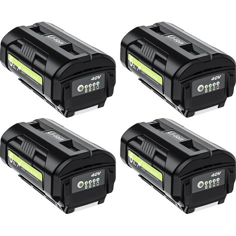 Batterie de remplacement, capacité de 6000mAh, sortie 40V, compatible avec Ryobi (1/2)