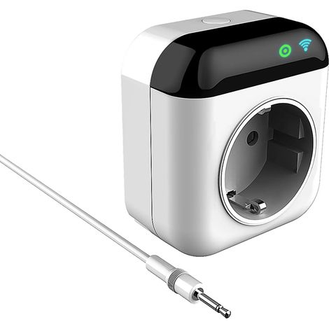 Prise connectée avec thermostat programmable, application mobile et télécommande sans fil Tuya WiFi (1/5)