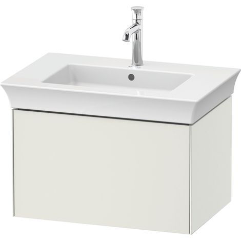 Duravit Tulip blanco, mueble de baño montado en la pared, anchura