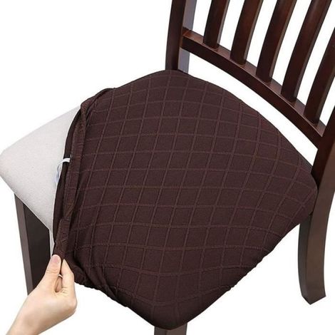 Housse De Chaise - Élastique En Polyester Et Spandex - Pour Salle À Manger Mariage Banquet - 35 À 48 Cm - 1 Pièce (1/4)