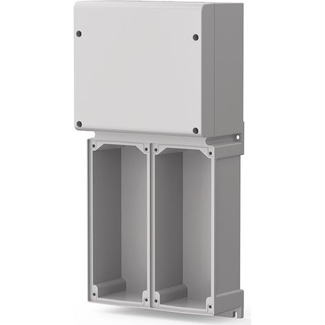 Scame proxima soporte modular 212x438x110mm gris - 573.5120