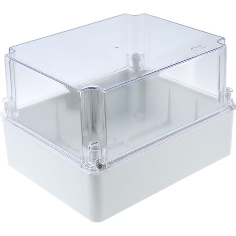 Boîtier RS PRO en ABS, 210 x 160 x 260mm, Gris IP55 ( Prix pour 1 ) (1/2)