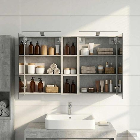vidaXL Ensemble de Meubles de Salle de Bain 3 pcs 120 x 14,5 x 70 cm