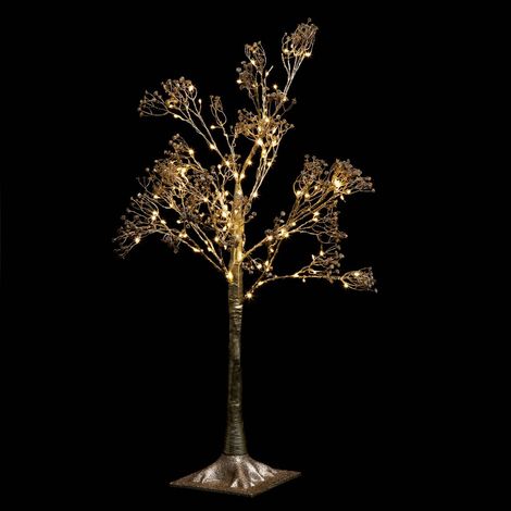 Árbol de luz dorada de interior H90cm 114 LED + transformador - Feeric lights & christmas