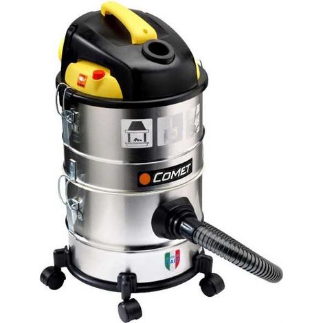 Comet CM30S Aspiratutto Multifunzione 4 in 1 Doppio Serbatoio 14+14 L Motore 1200 W Funzione Soffiante Filtro Lavabile colore Acciaio Inox